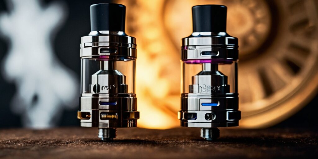 Image d'un atomiseur MTL loose, comme le Vandy Vape Berserker MTL RTA, avec son airflow réglable et sa large plage de résistances.